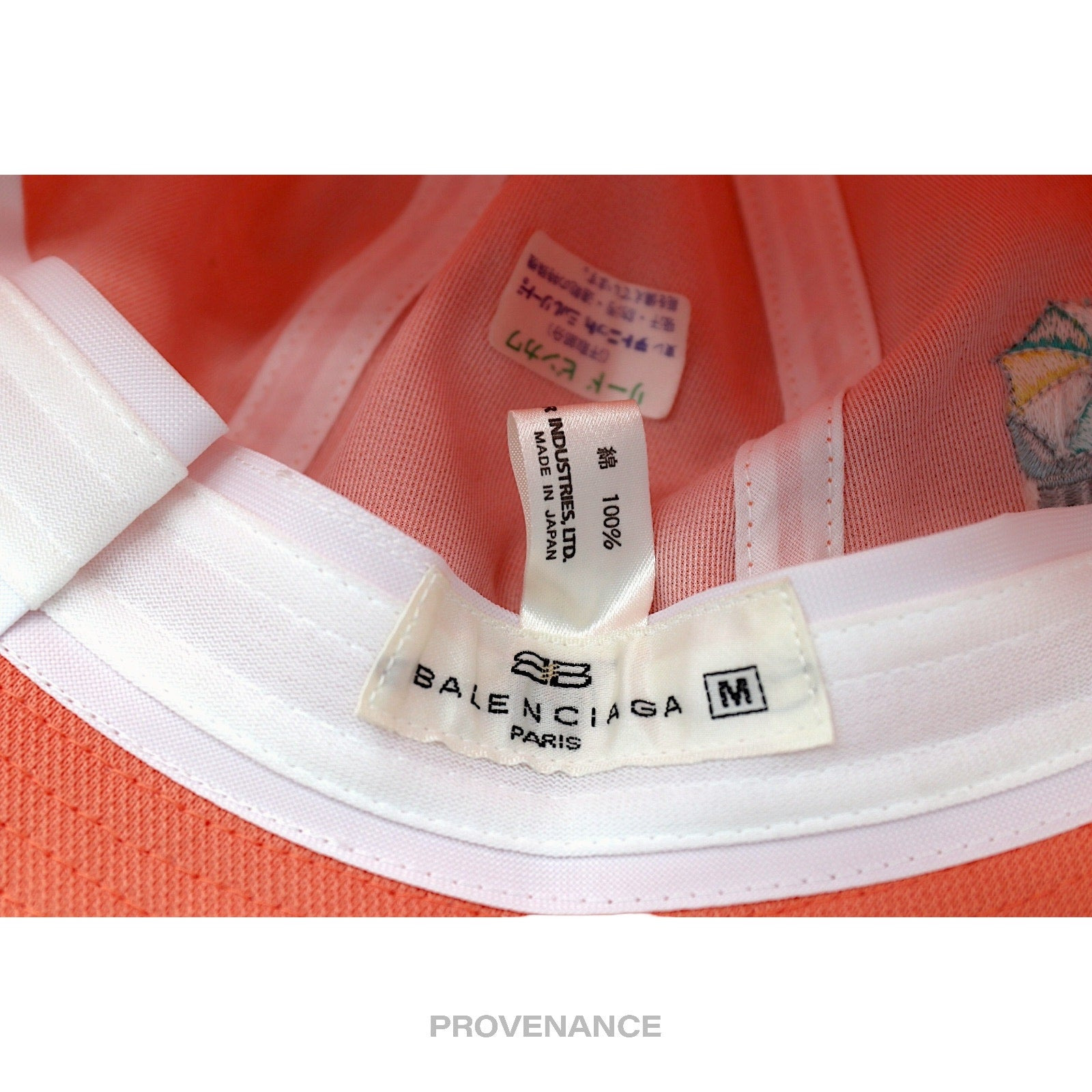 Balenciaga Embroidered Logo Bucket Hat - Peach - 6