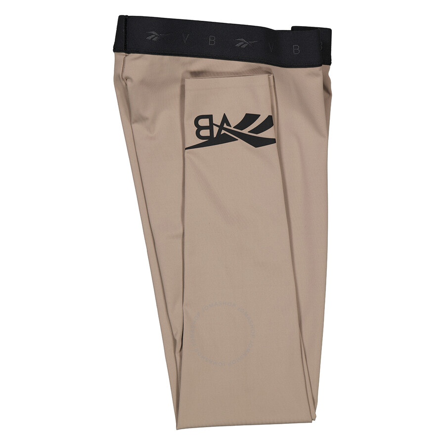 Reebok X Victoria Beckham Stone Grey Logo Leggings - 6