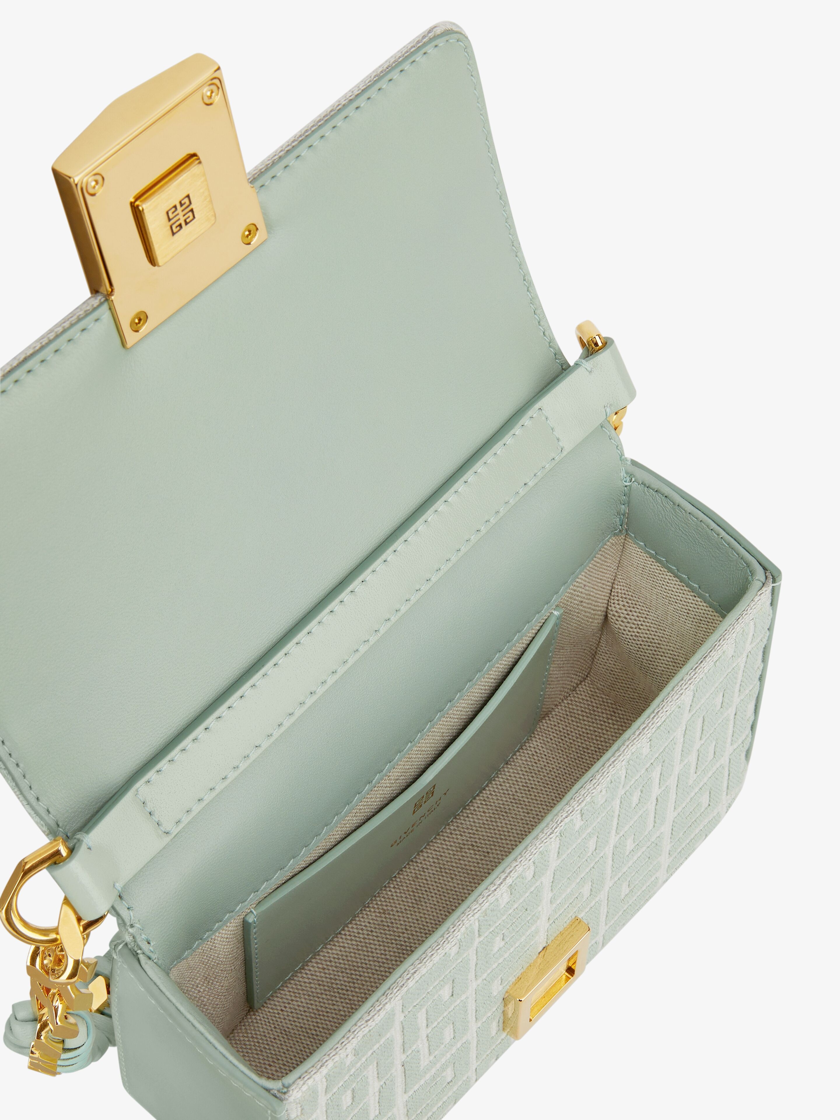 SMALL 4G BAG IN 4G EMBROIDERY WITH CHAIN - 6