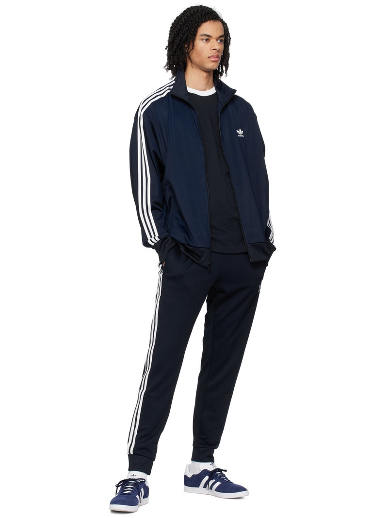 adidas Originals Navy 3-Stripe Sweatpants outlook