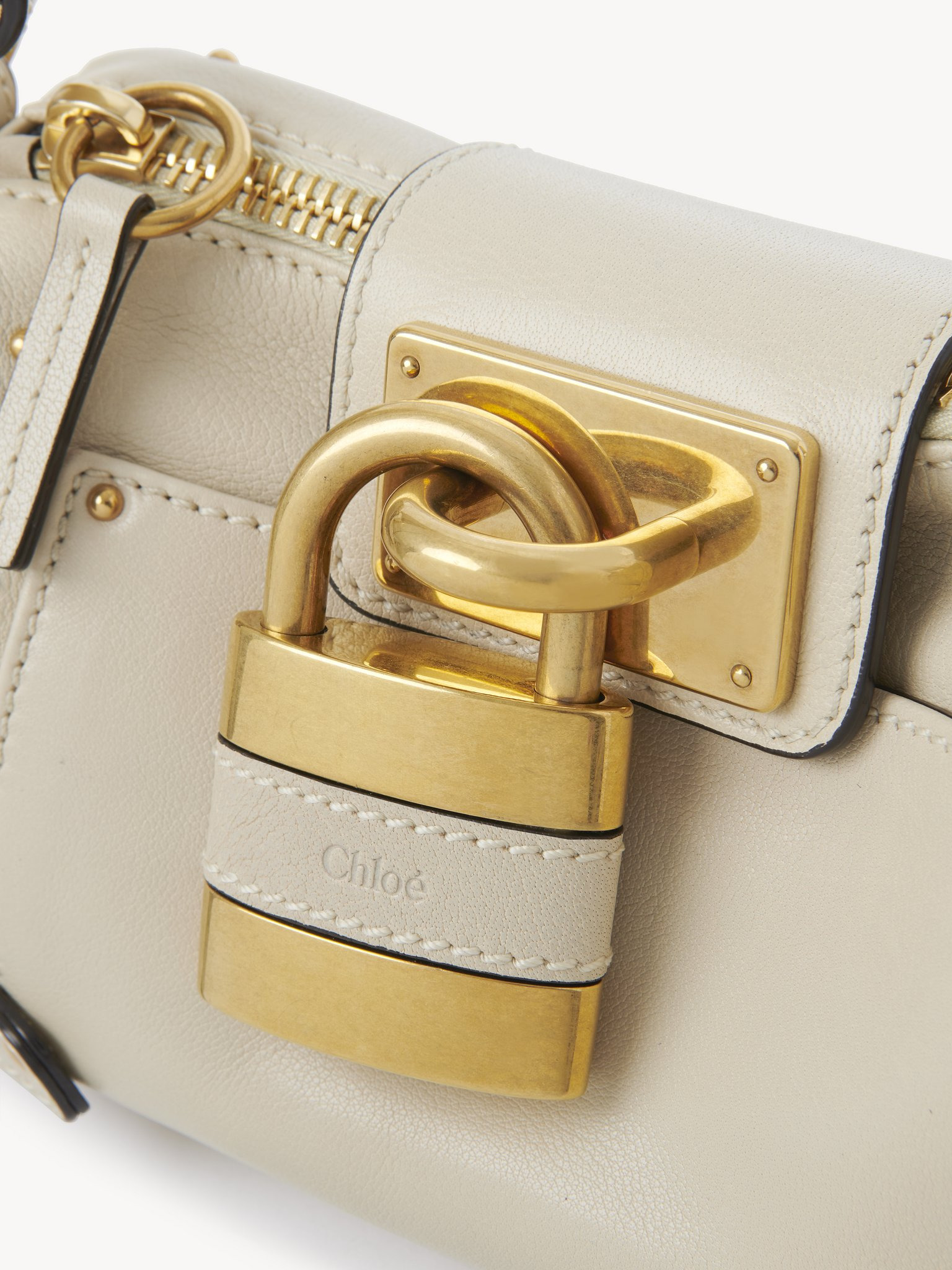 SMALL PADDINGTON CHAIN BAG IN GRAINED LEATHER - 6