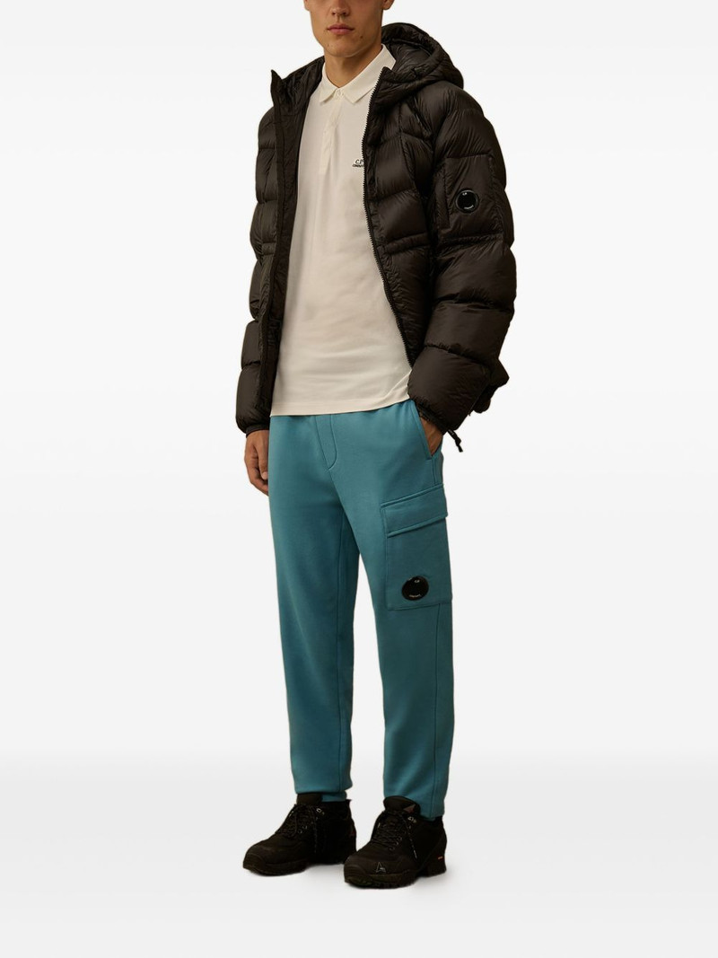 C.P. Company long-sleeve logo polo shirt outlook