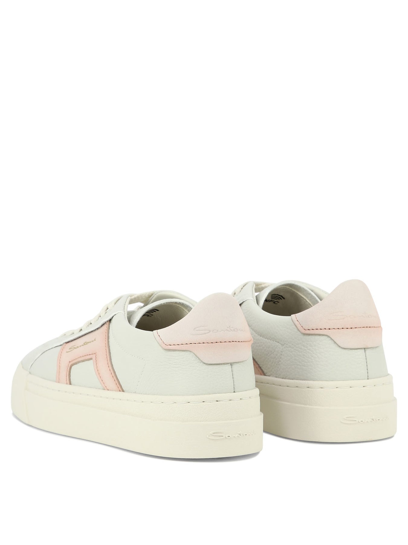 Double Buckle Sneakers & Slip-On White - 4