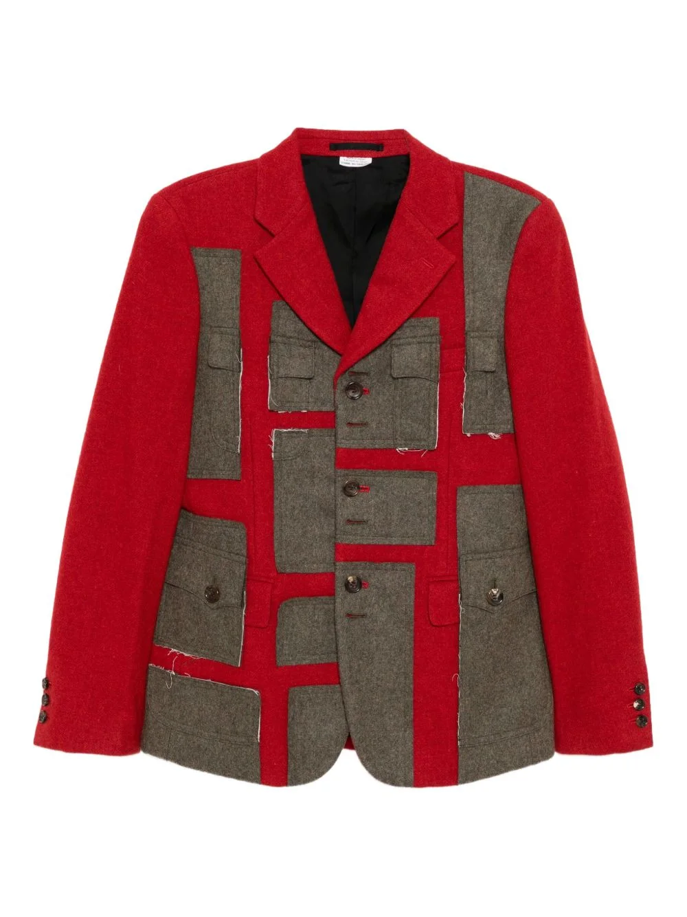 patch-work jacket - 1