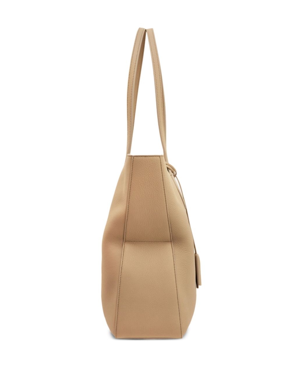 medium leather tote bag - 4