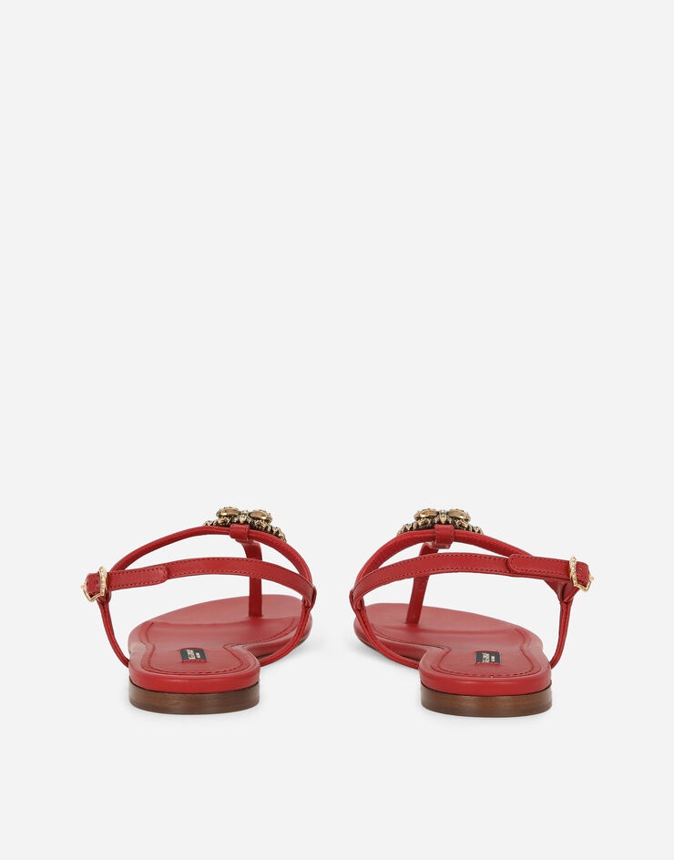 Nappa leather Devotion thong sandals - 3