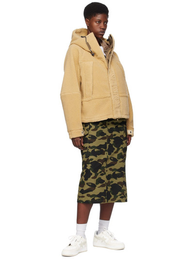 A BATHING APE® Beige Embroidered Jacket outlook