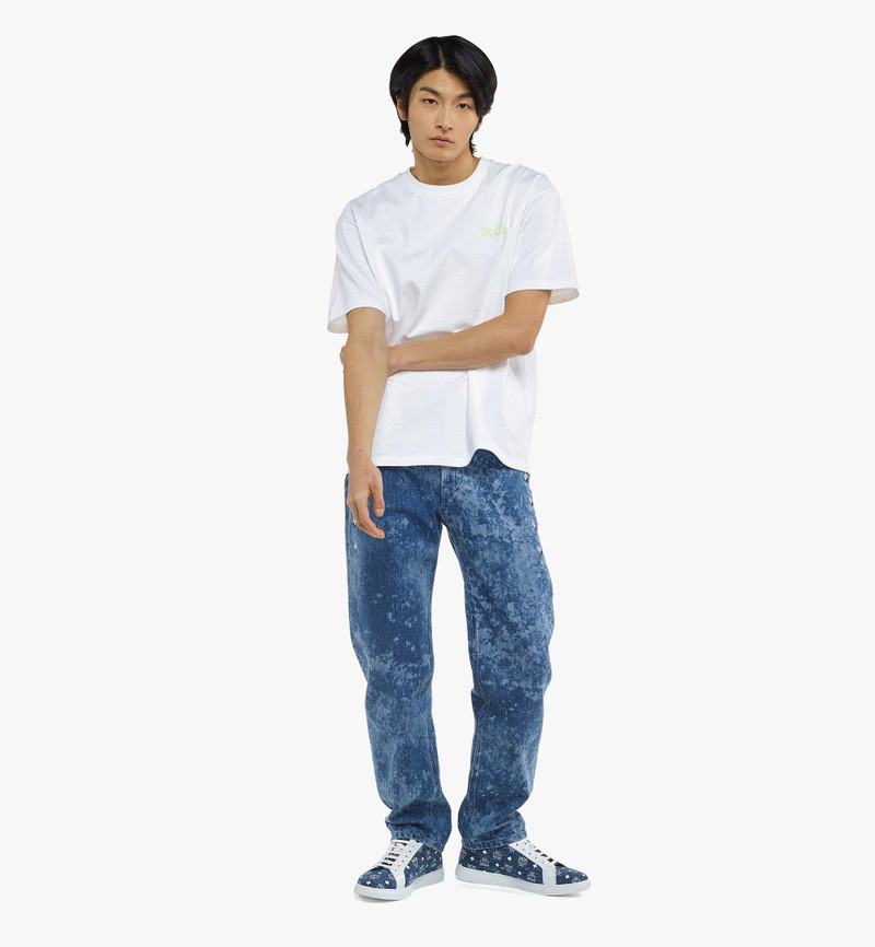 MCM Men’s Meta Ocean Logo T-Shirt in Organic Cotton outlook