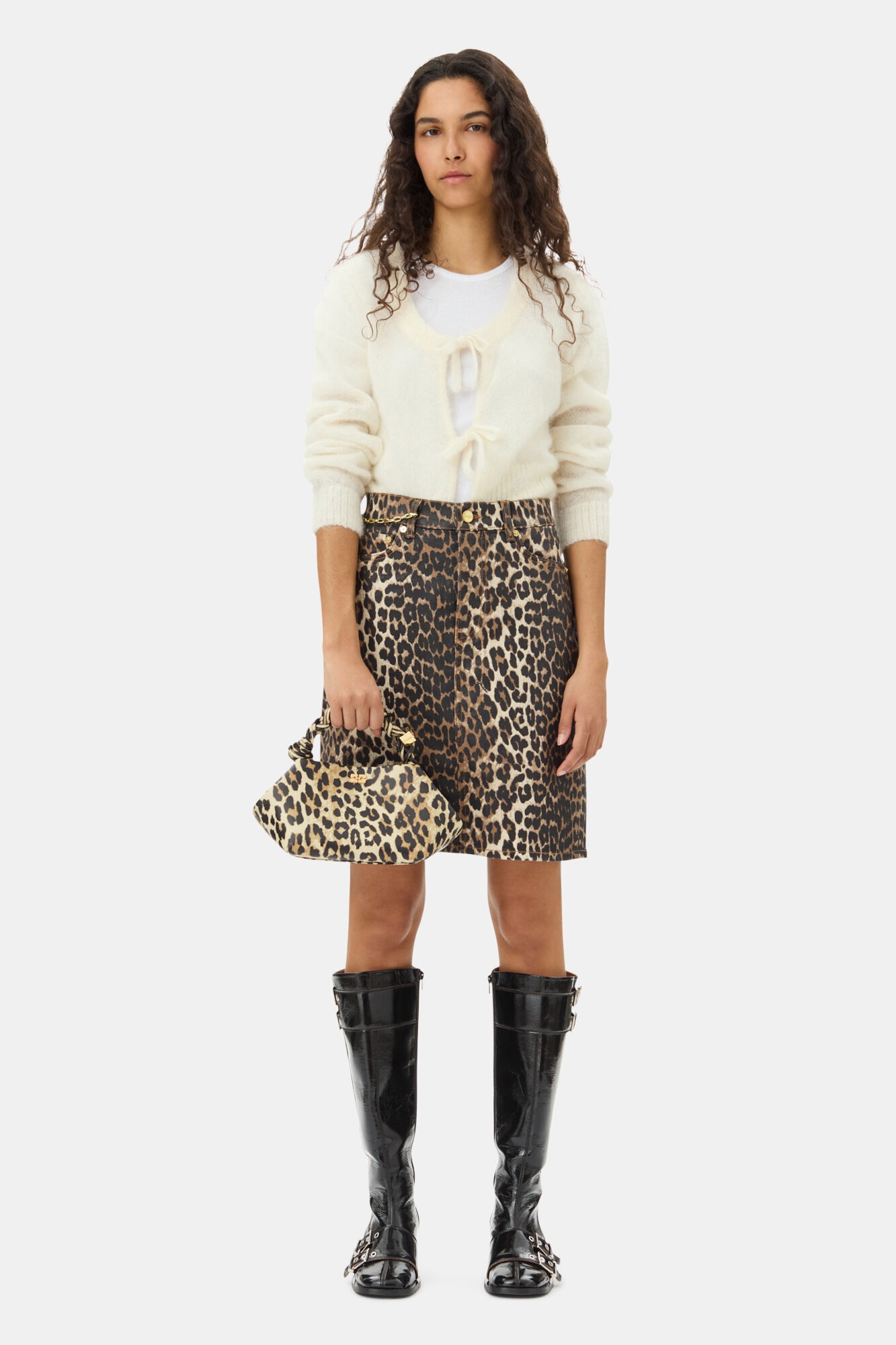 LEOPARD FOIL SKIRTS - 2