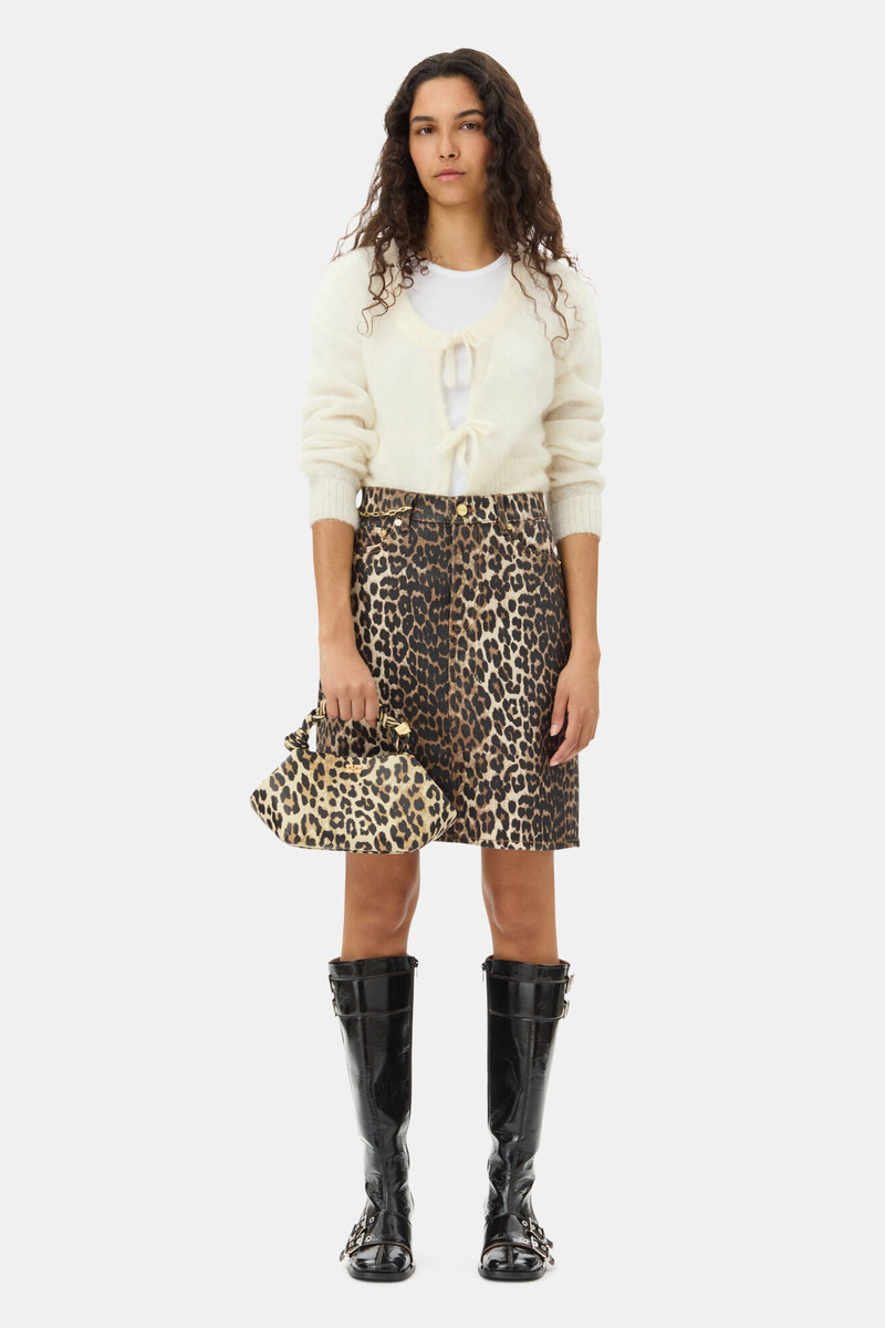 GANNI LEOPARD FOIL SKIRTS outlook