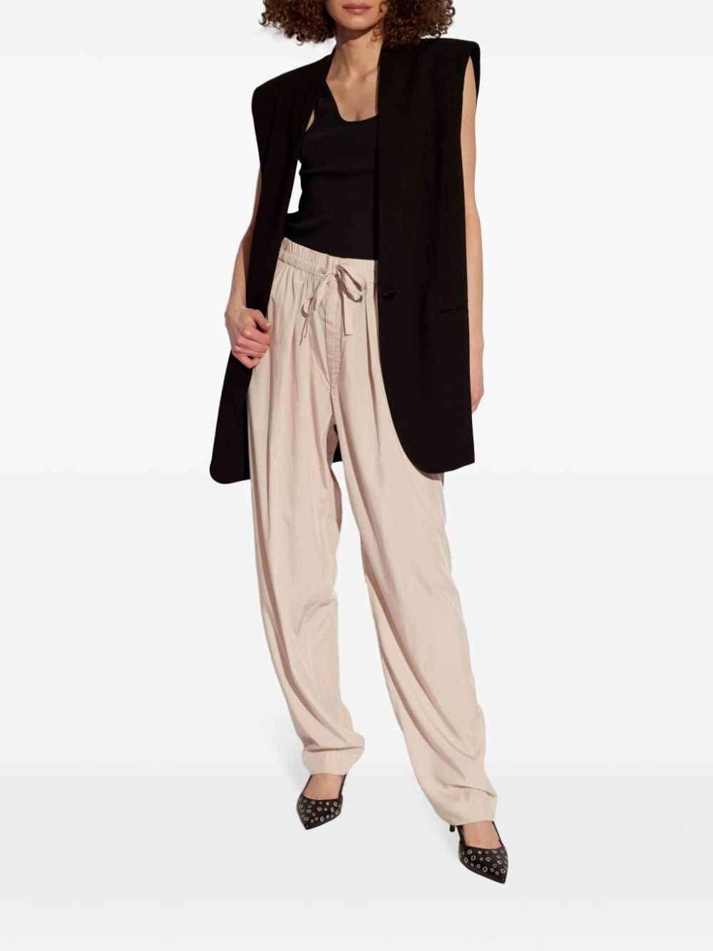 drawstring-waist track pants - 2