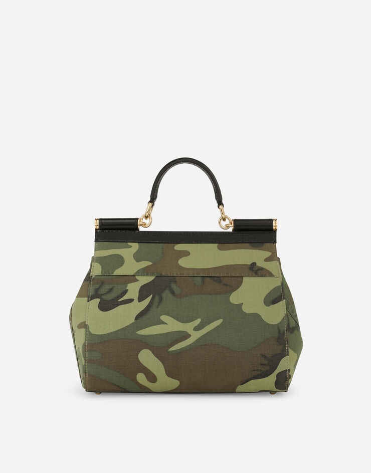 Medium Sicily bag in camouflage patchwork - 4