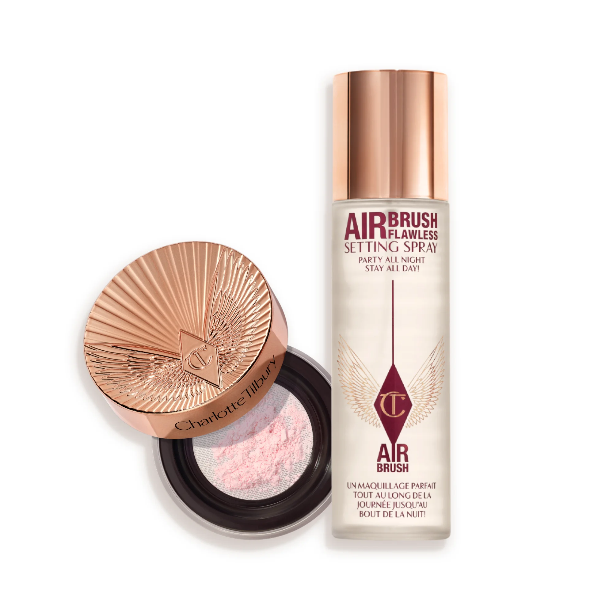 AIRBRUSH FLAWLESS BLUR + LOCK DUO Face Kit - 1