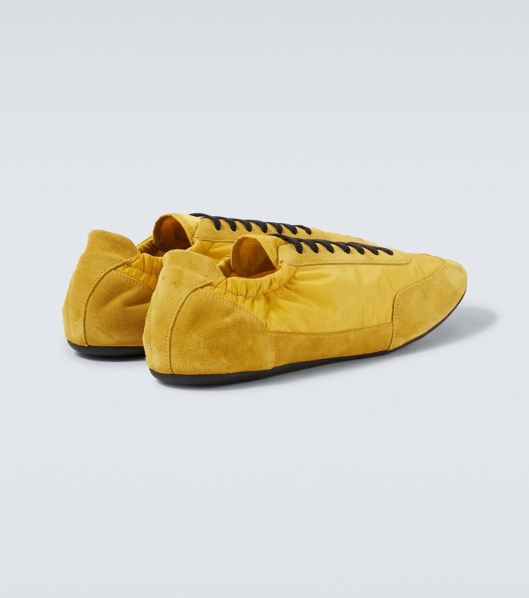 Collapse Re-Nylon suede-trimmed sneakers - 6