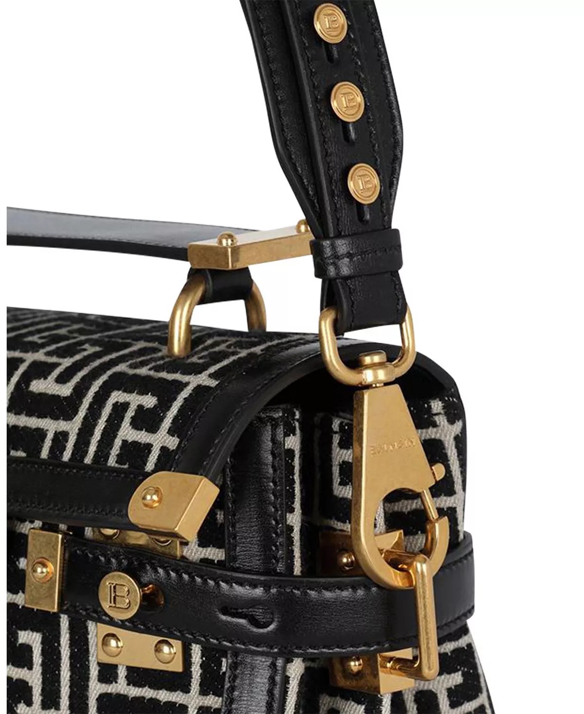 Women's B-Buzz 23 Bag in Jacquard and Leather - 7