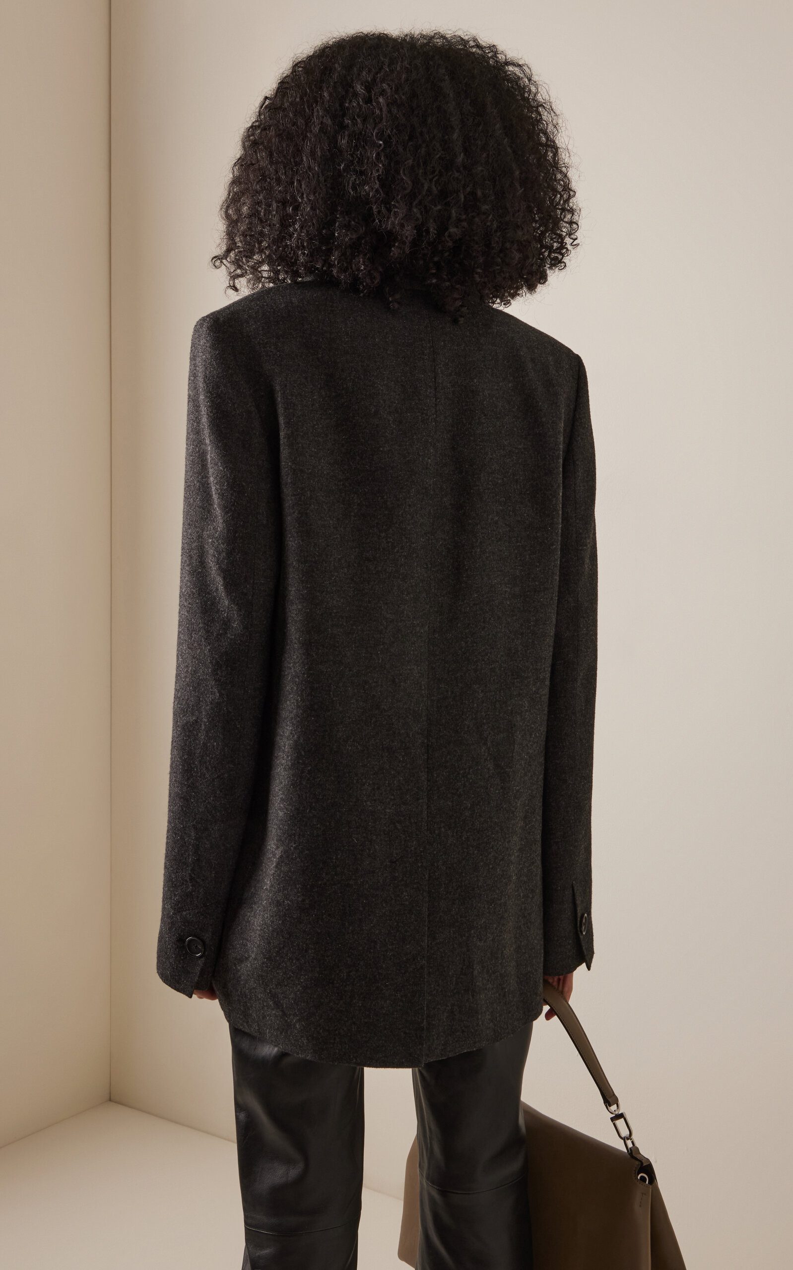 Scarf Blazer dark grey - 4