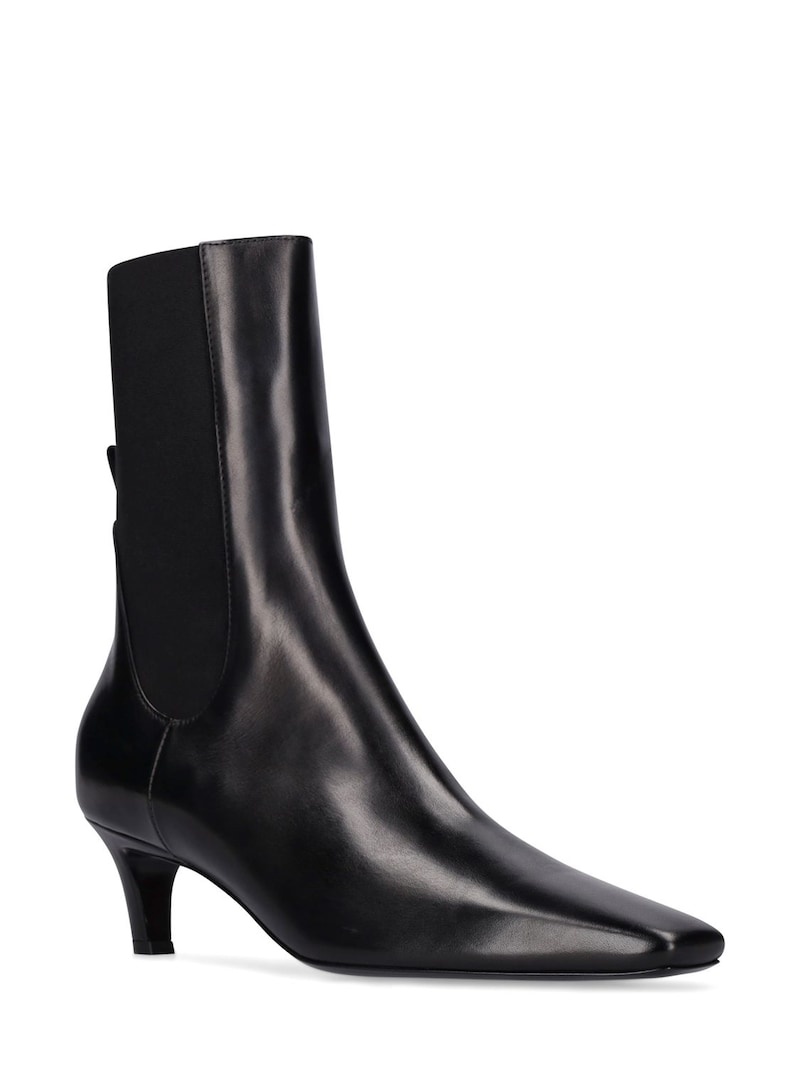 50mm Leather ankle boots - 3