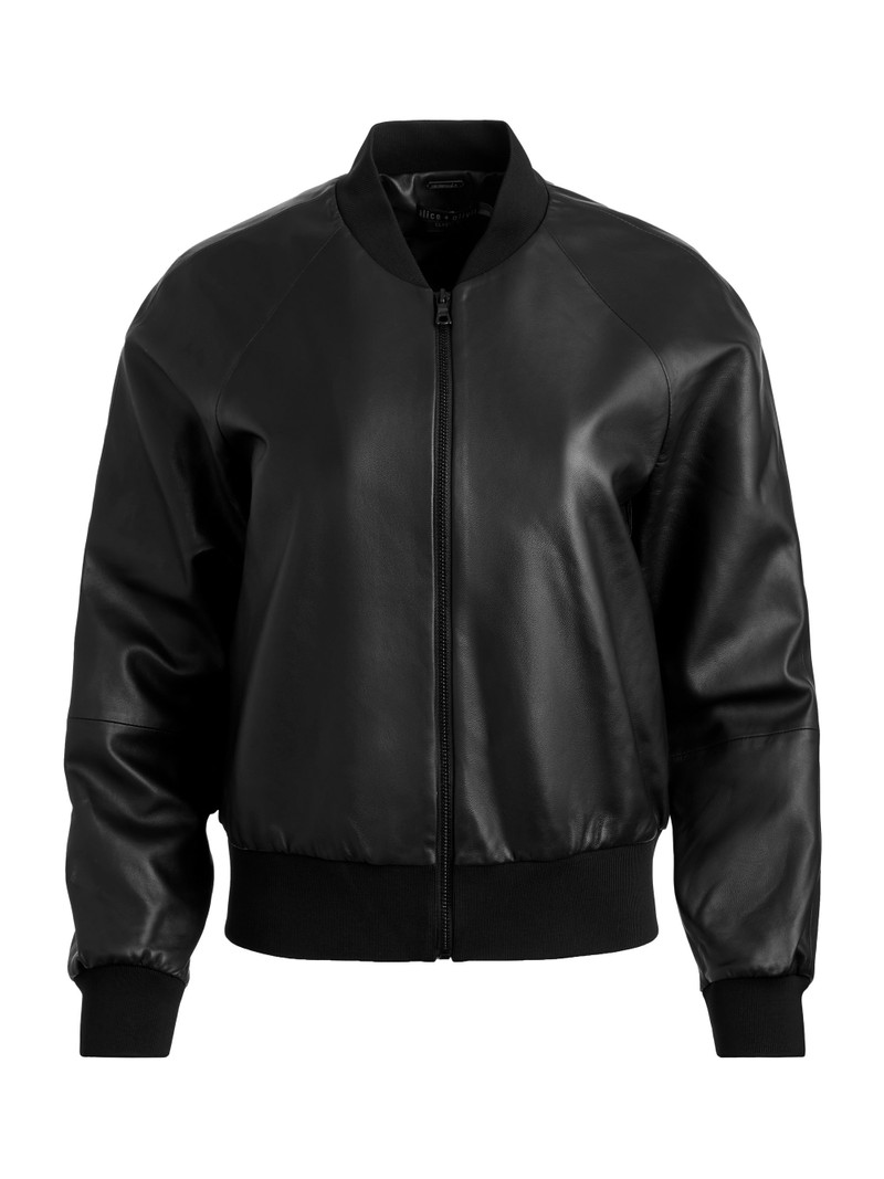 FELISA LEATHER VARSITY JACKET 1