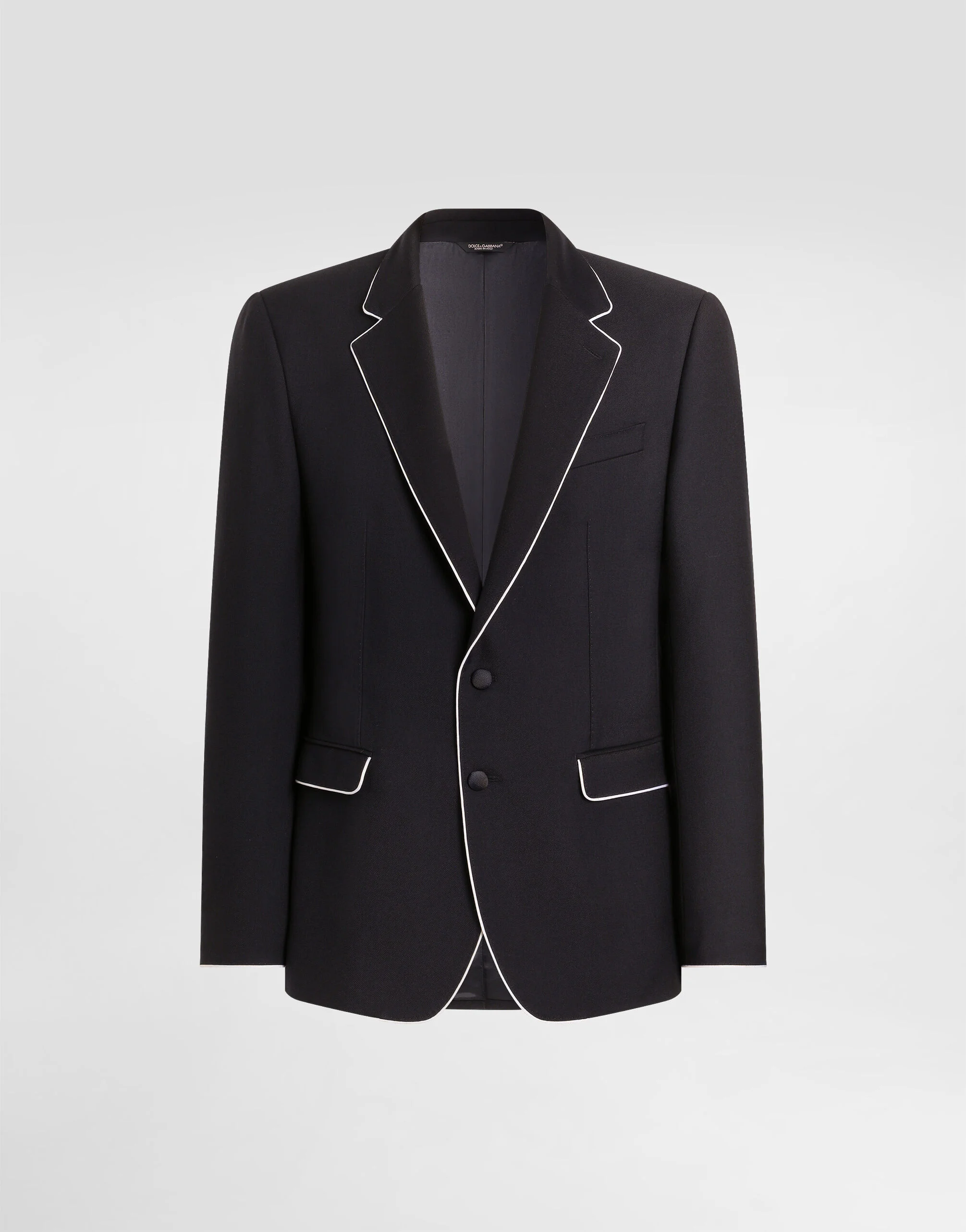 Martini light single-breasted wool twill jacket - 1