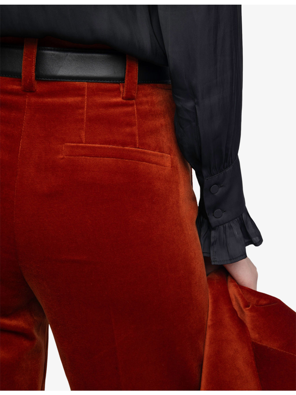 Panol Wide-Leg Cotton-Velvet Trousers - 5