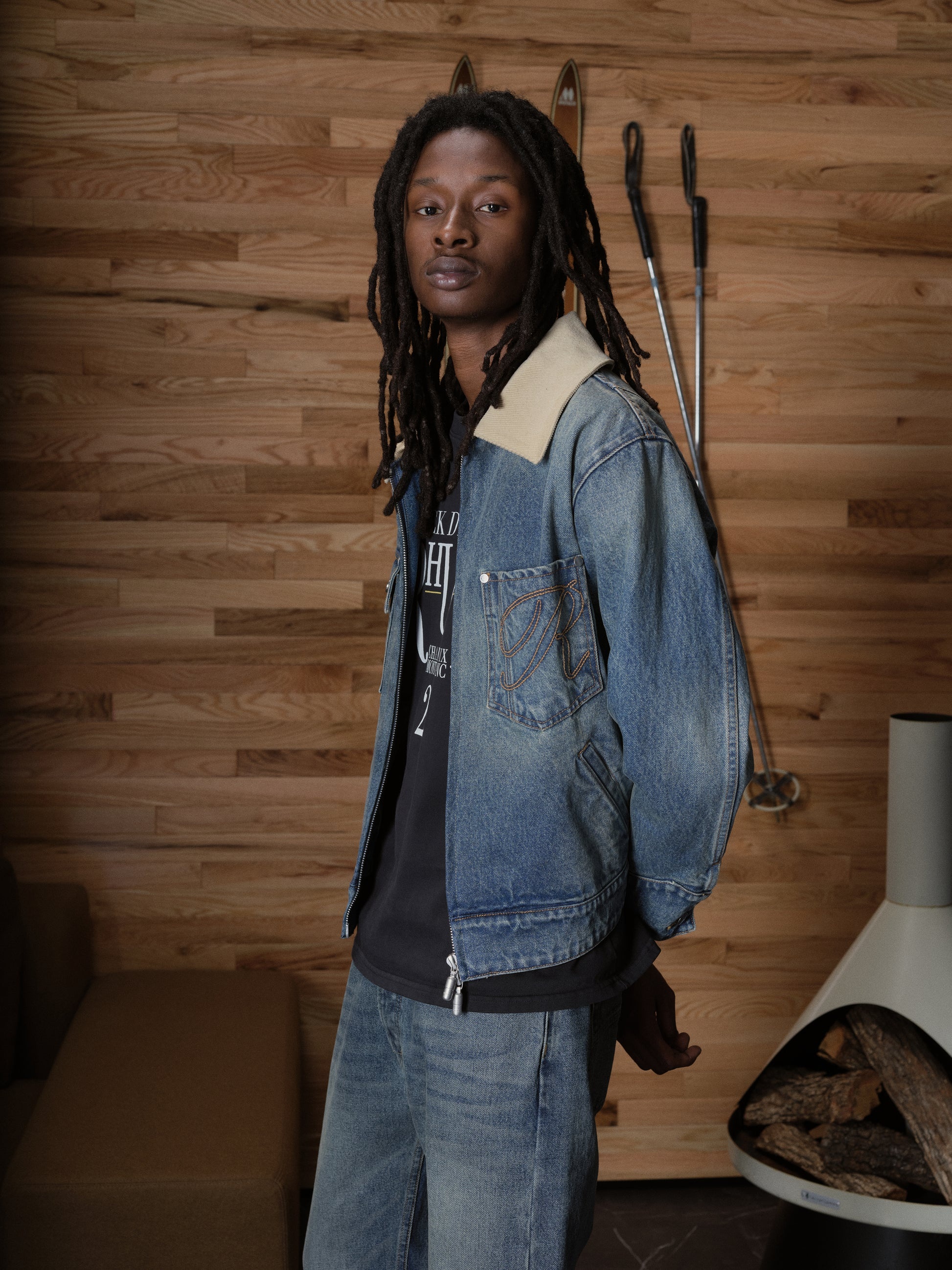 WESTERN ZIP UP DENIM JACKET - 6