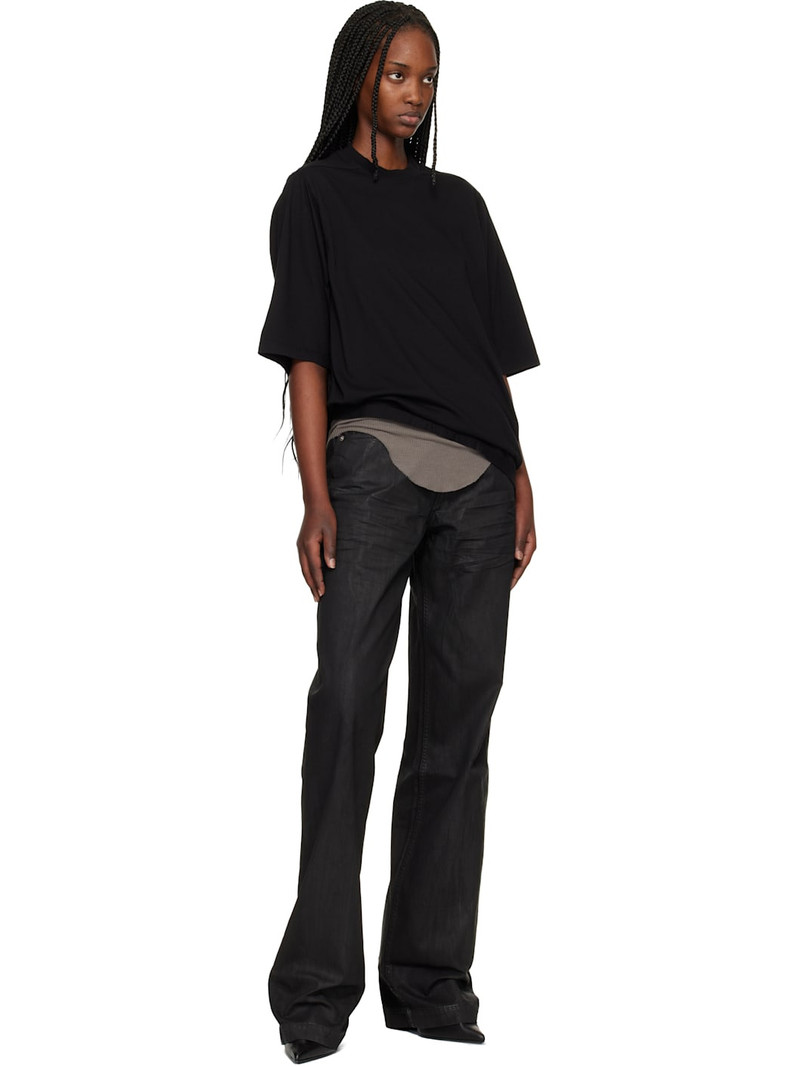 Rick Owens DRKSHDW Black Temple Geth Jeans outlook