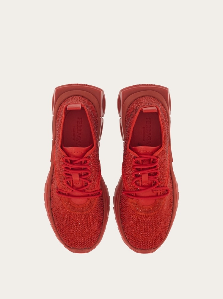 SNEAKER WITH CRYSTALS - 2