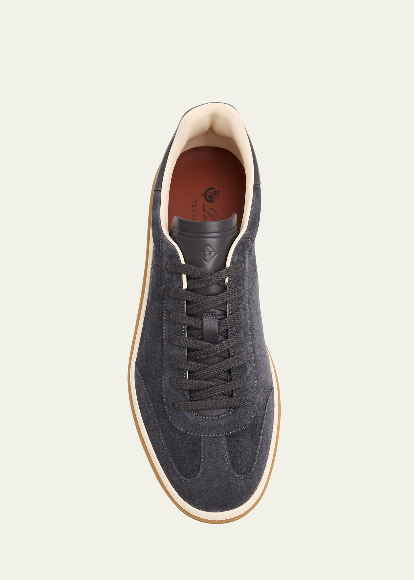 Men's Tennis Walk Suede Low-Top Sneakers - 5