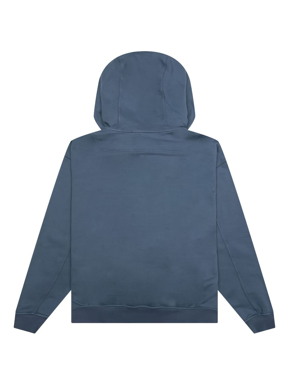 button-fastening logo-embroidered hoodie - 2