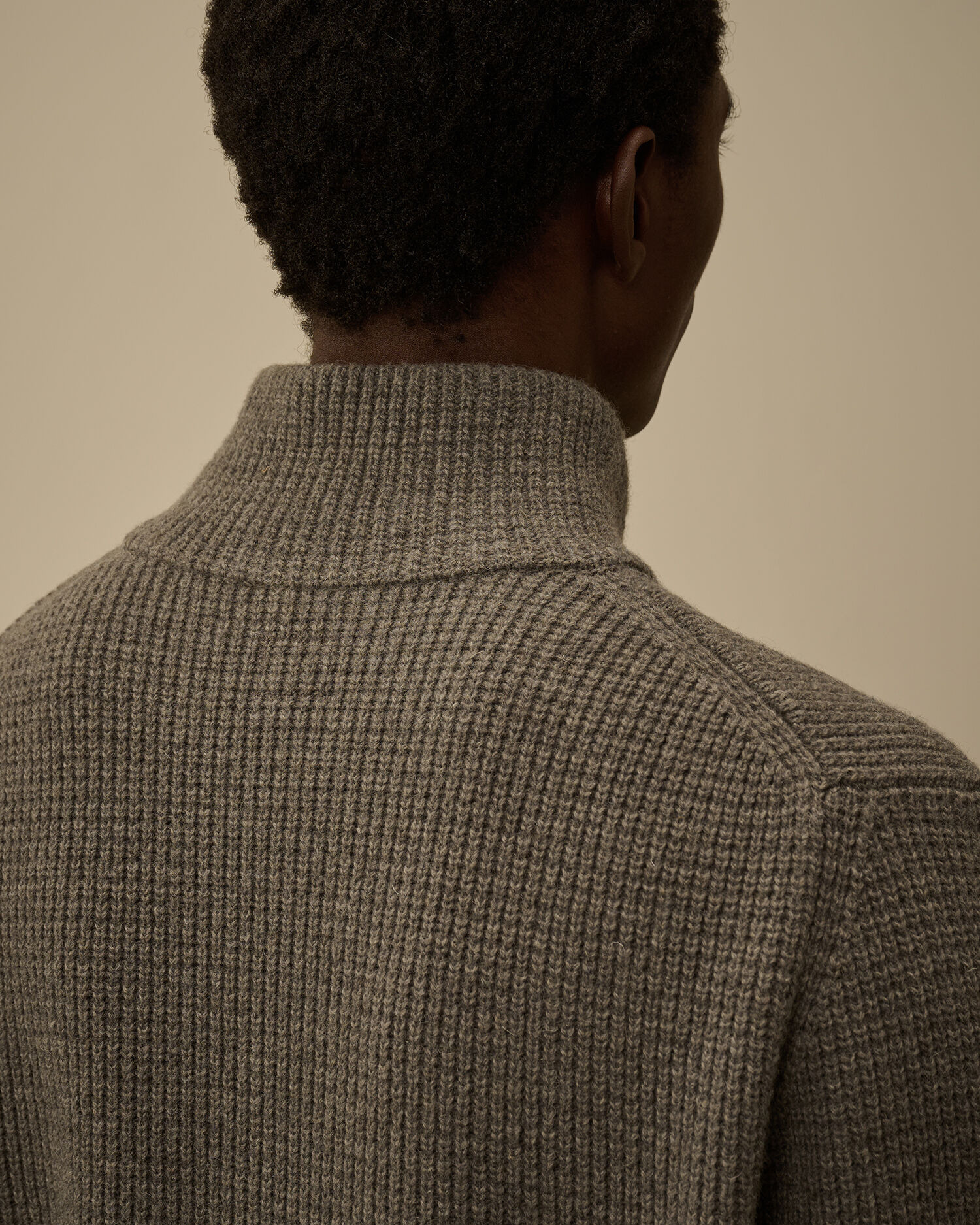 Lambswool GRS Half Zip Sweater - 6