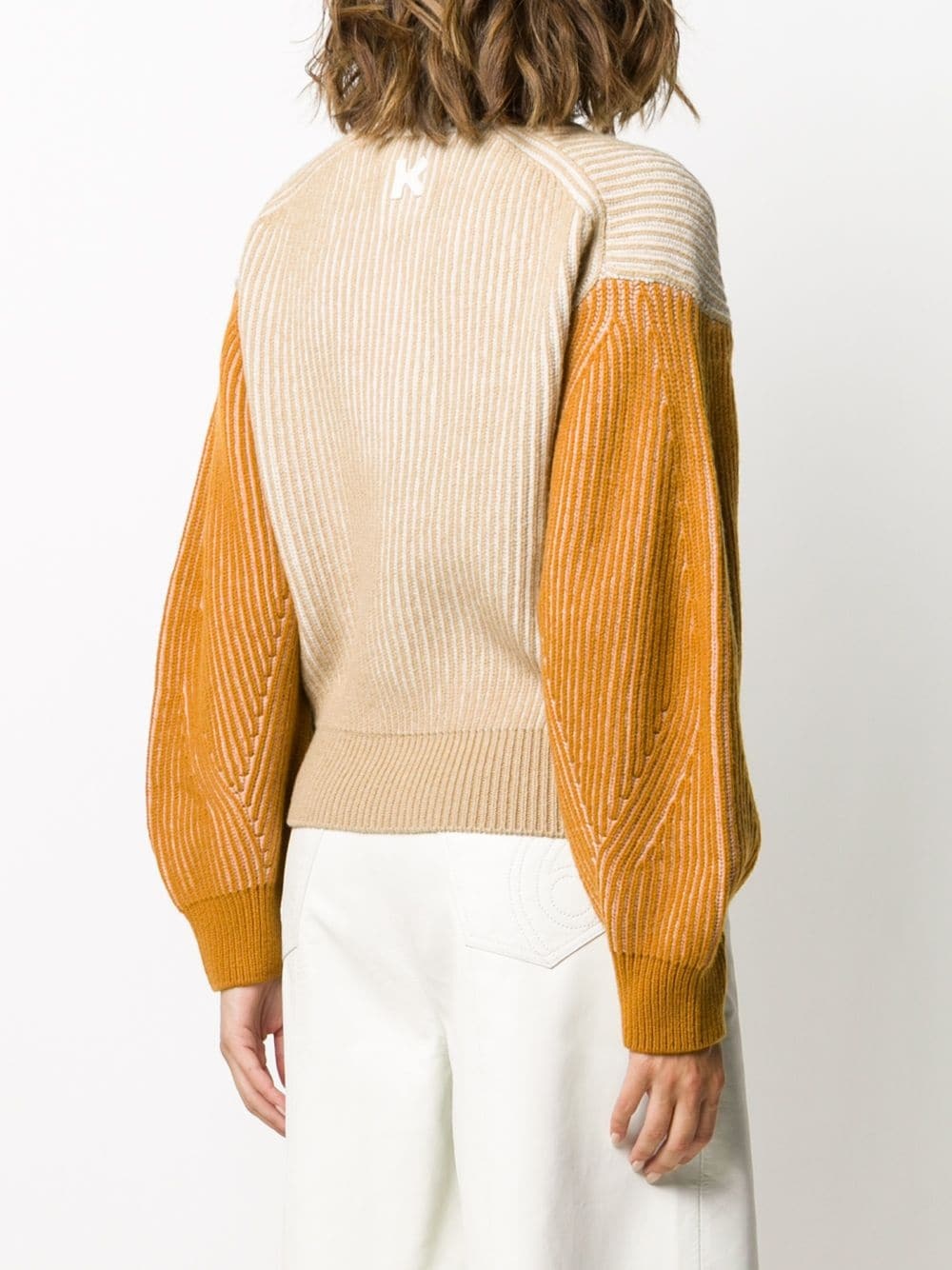 rib-knit roll-neck jumper - 4