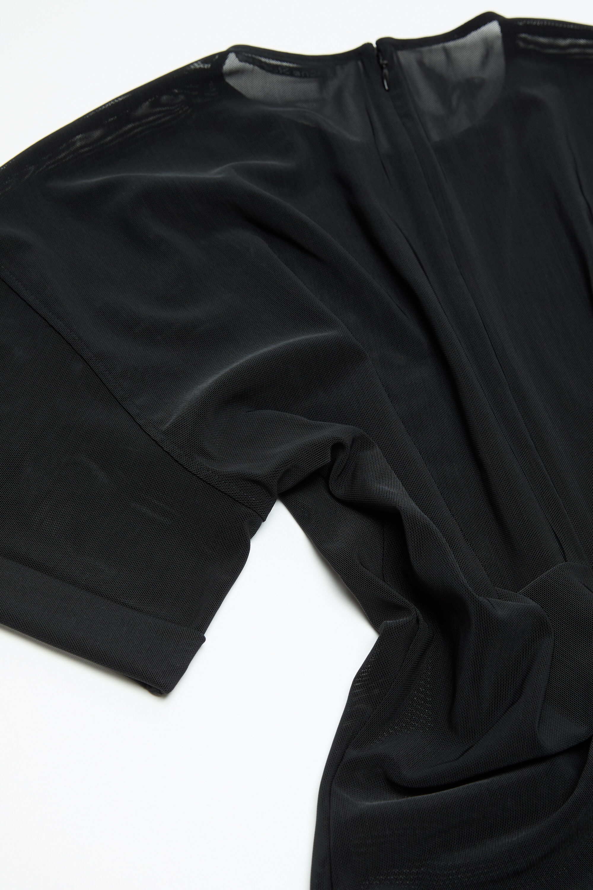 Mesh t-shirt - Black - 5