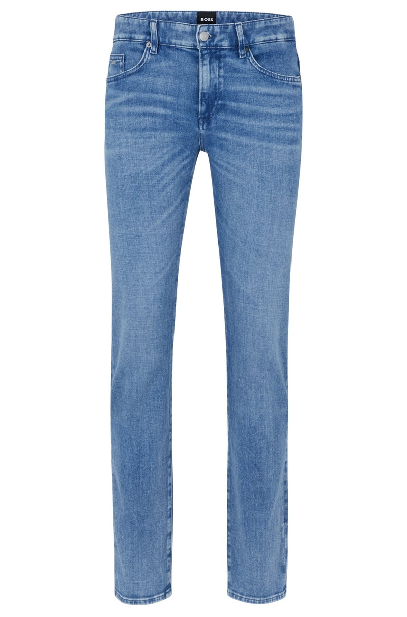 SLIM-FIT JEANS IN BLUE ITALIAN DENIM 1