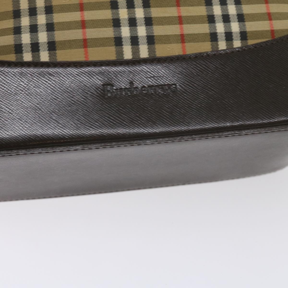 Burberry Nova Check Shoulder Bag Canvas Beige - 10