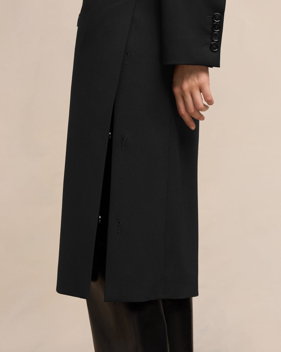 DOUBLE BREASTED COAT - 3