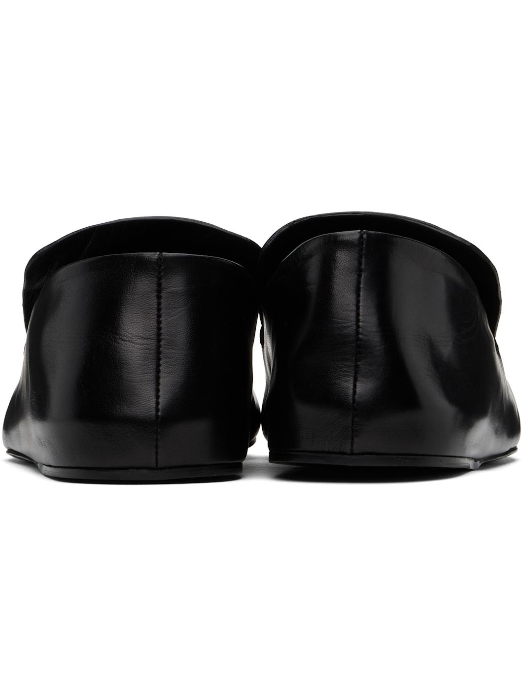 Black Flat Loafers - 2
