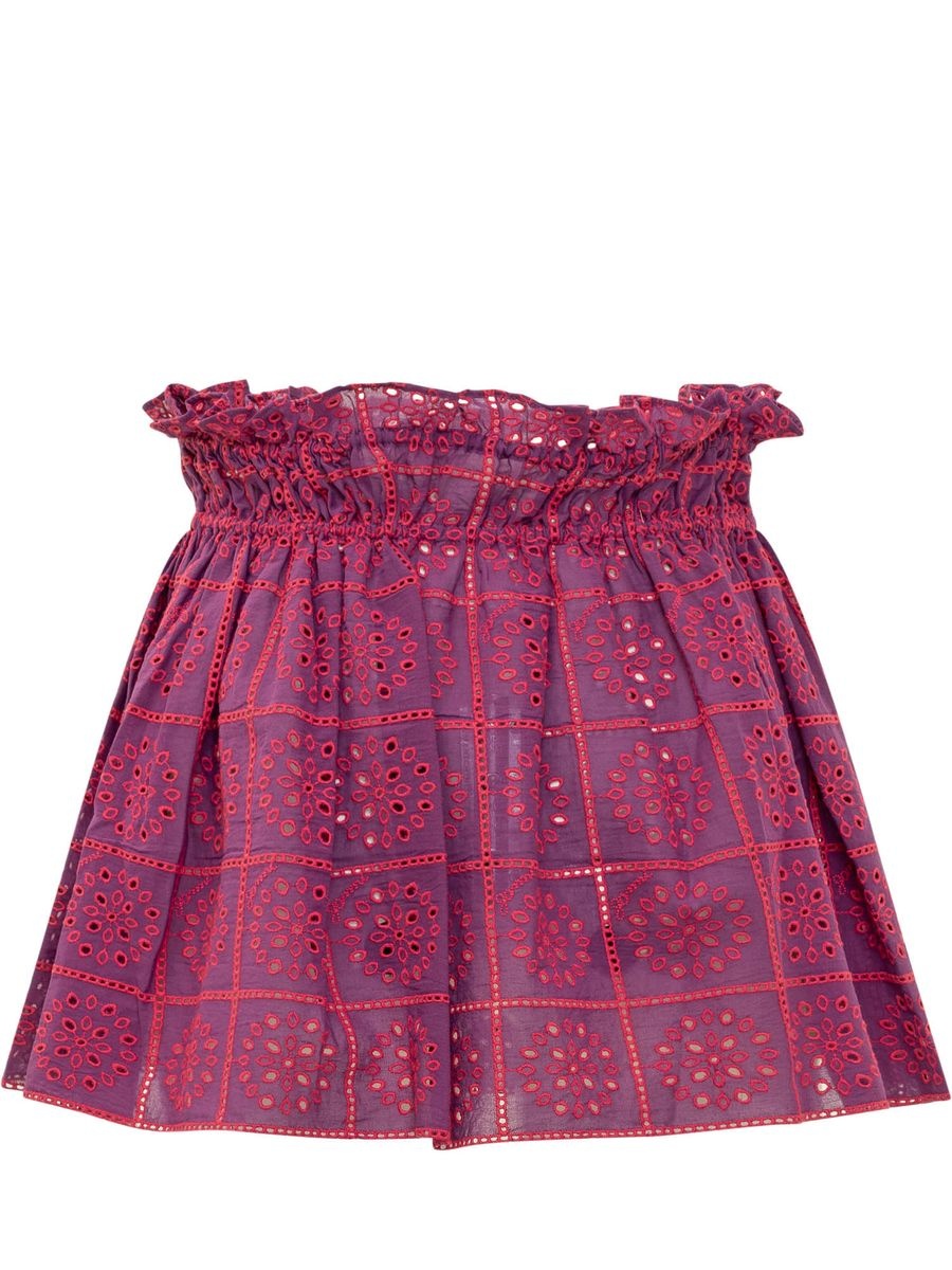 GANNI Light Broderie Skirt - 2