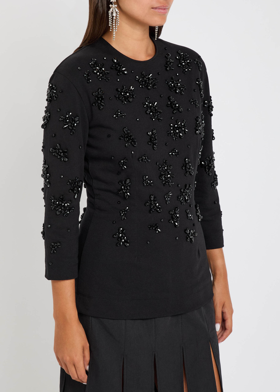 Simone Rocha Embellished Cotton top - 2