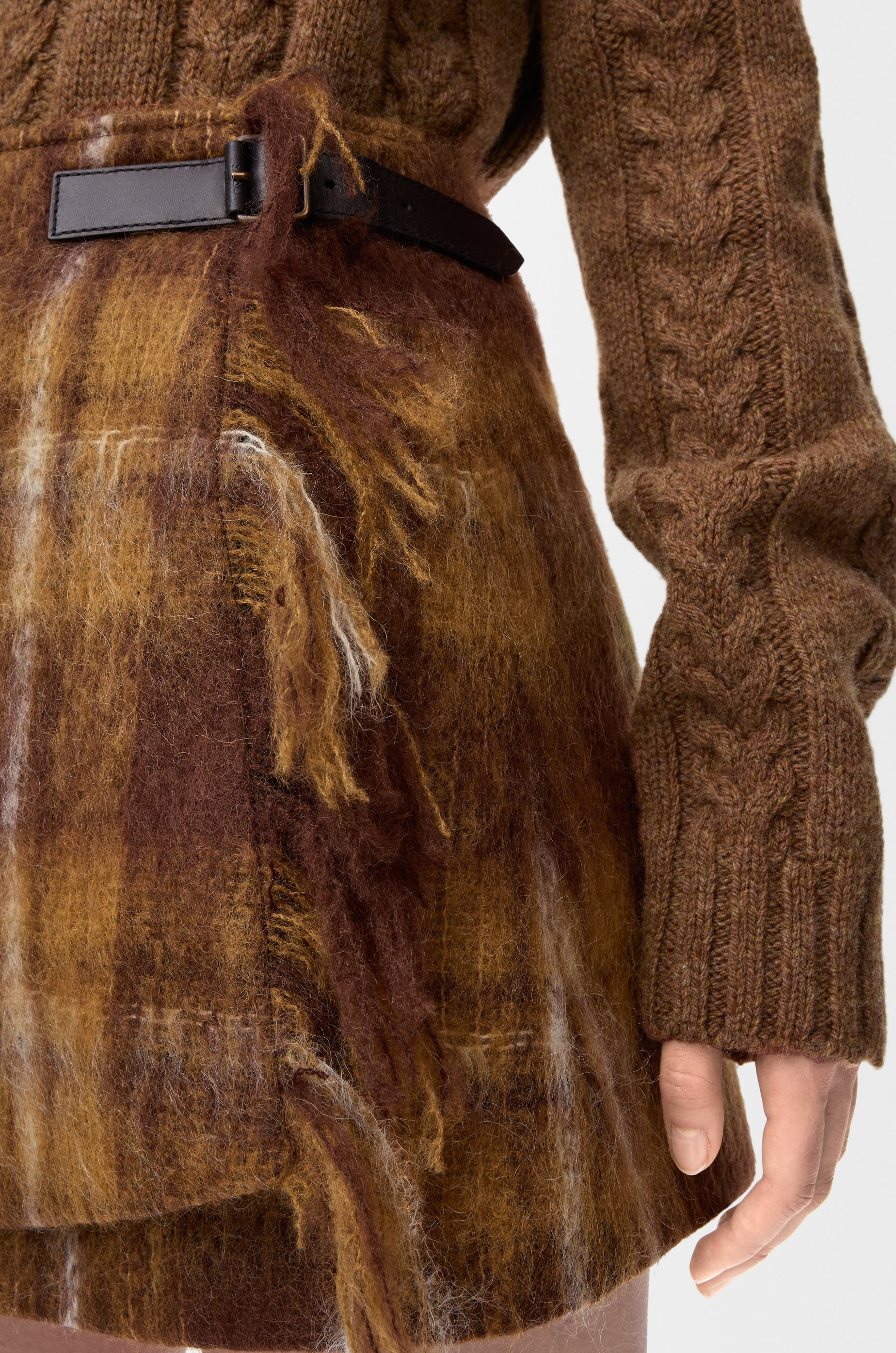 Skirt in mohair and wool blend - 5