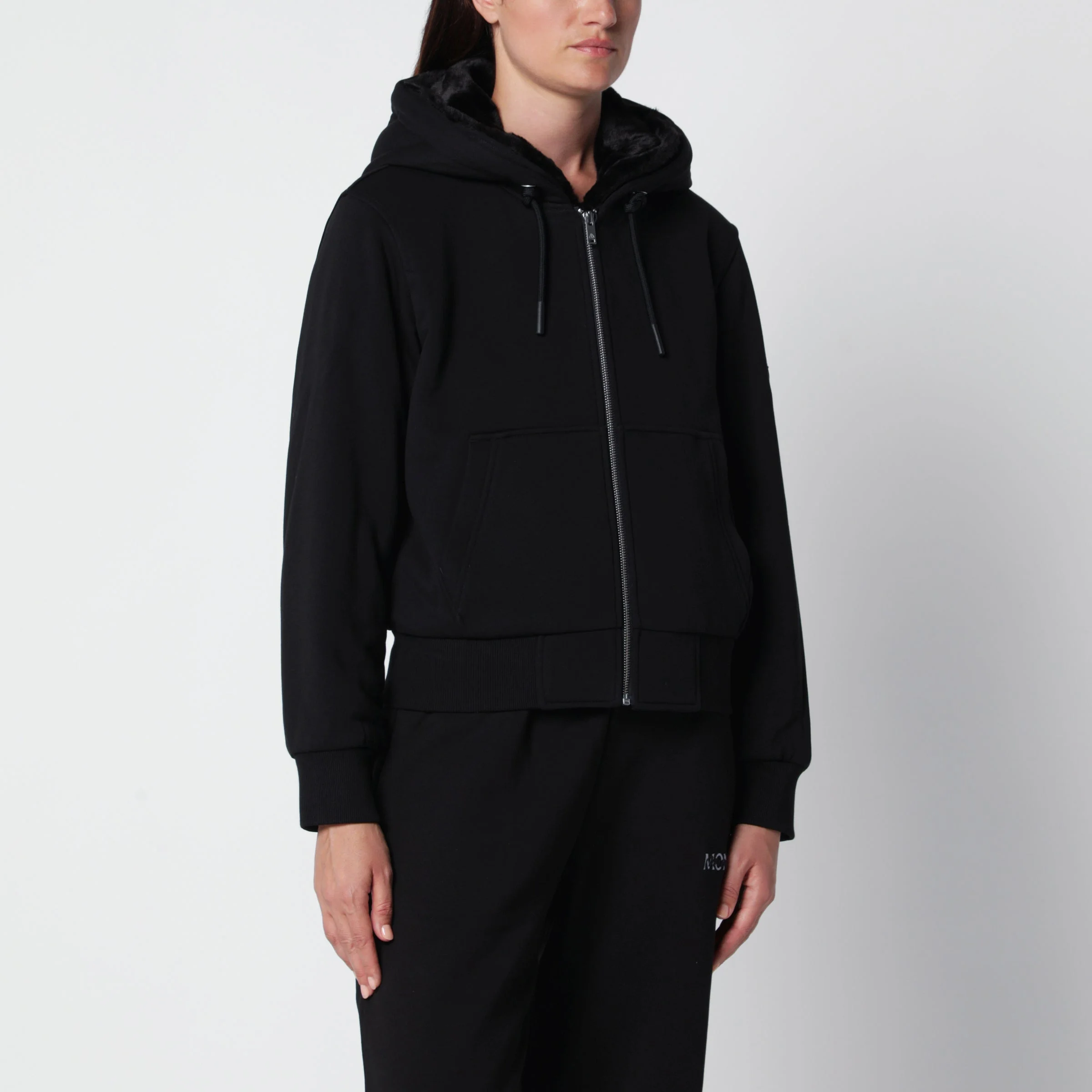 Classic Bunny black cotton sweatshirt - 1