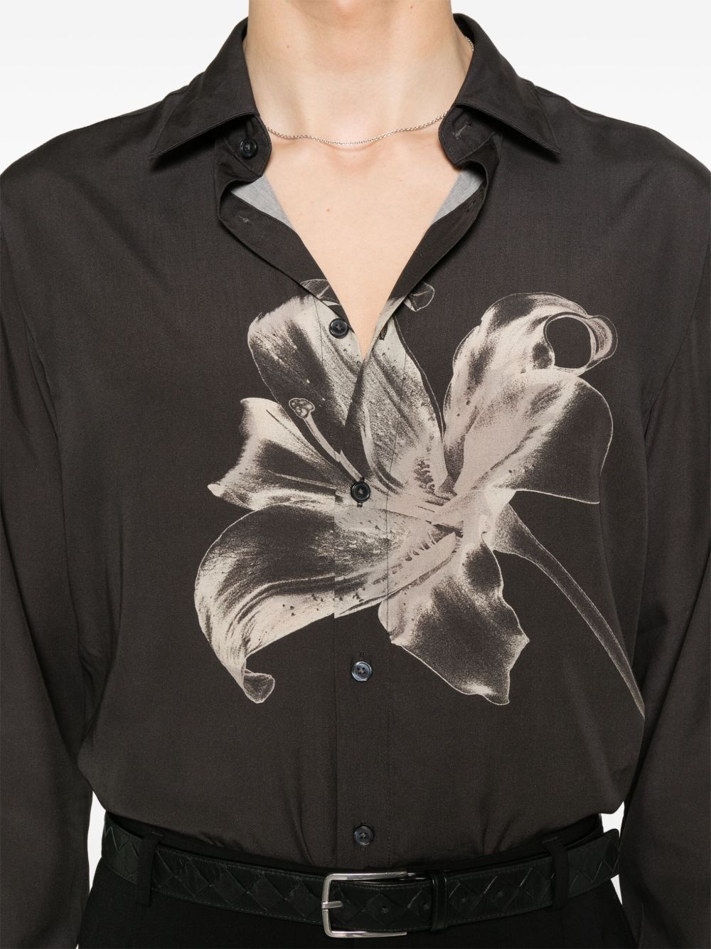 floral-print shirt - 5