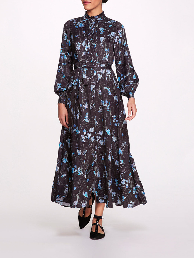 FIORELLA SATEEN MAXI SHIRTDRESS 1
