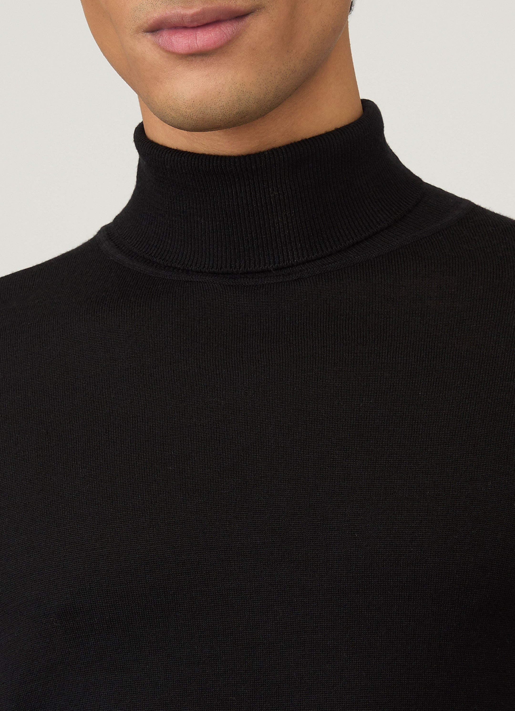 Fine Merino Wool Roll Neck - 6