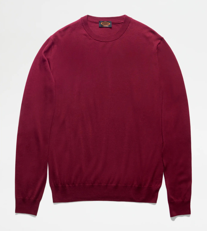 ROUND NECK JUMPER - RED 1