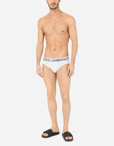 Dolce & Gabbana Mid-rise briefs in two-way stretch cotton outlook