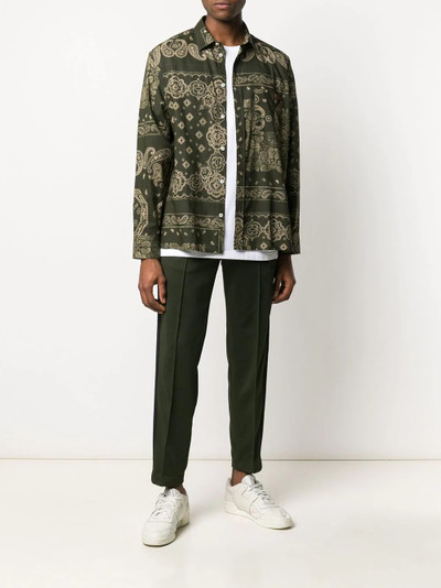 Golden Goose side panelled tapered trousers outlook