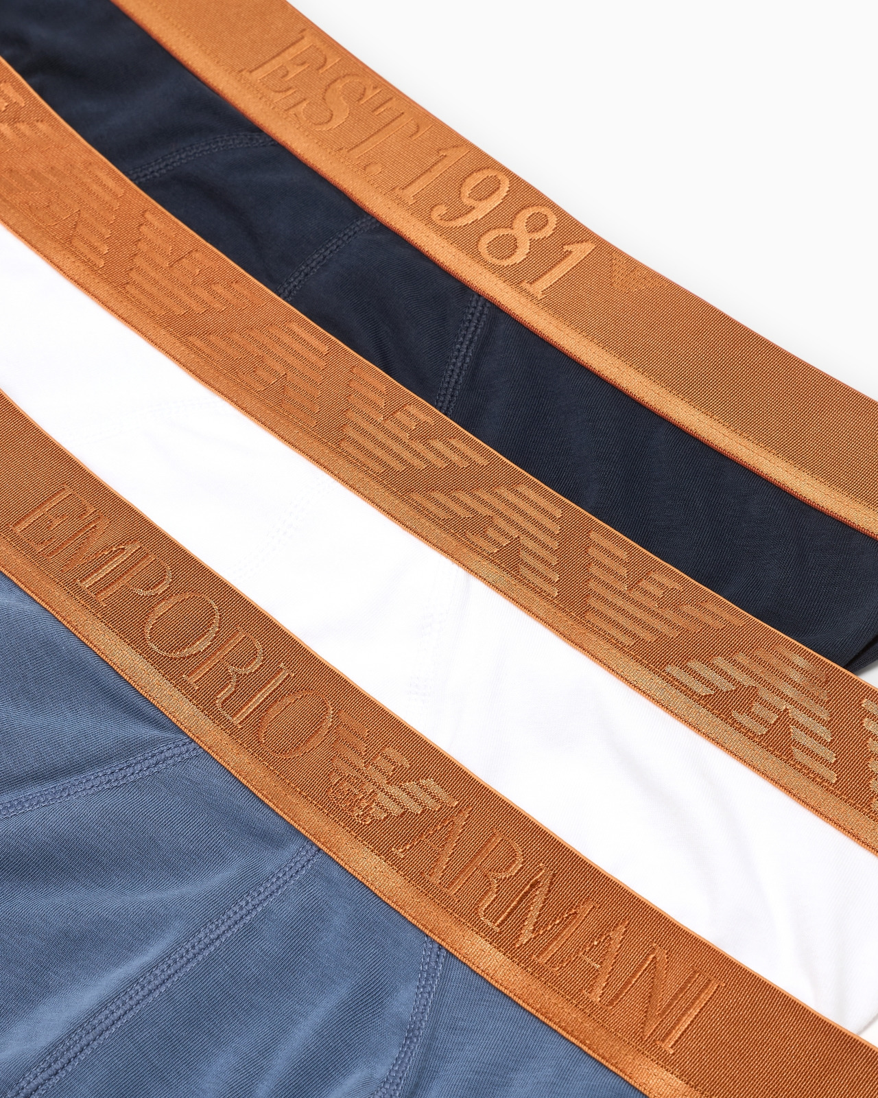 THREE-PACK OF ASV SHINY LOGOBAND ORGANIC JERSEY BRIEFS - 4
