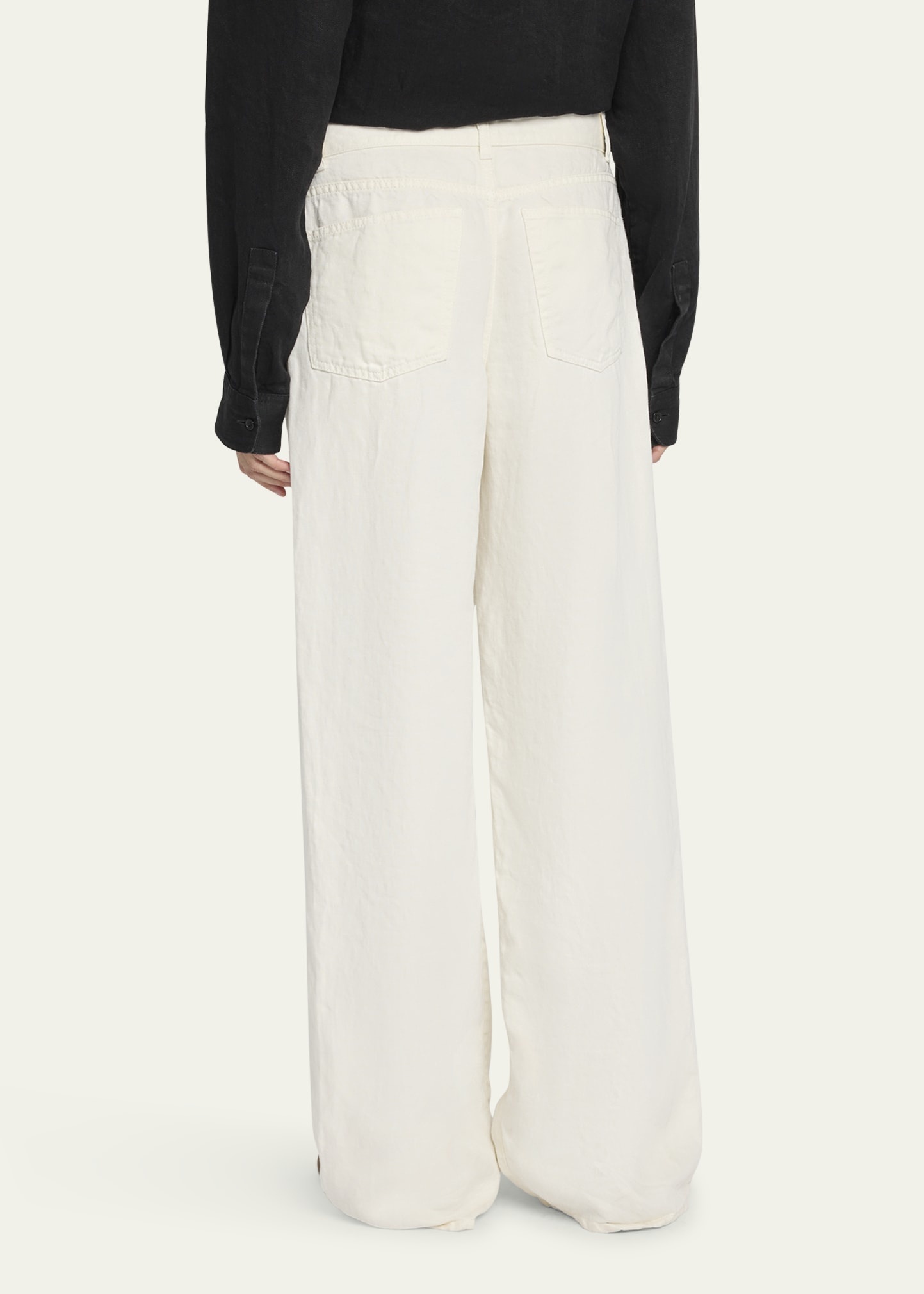 Eglitta Straight-Leg Linen Jeans - 3