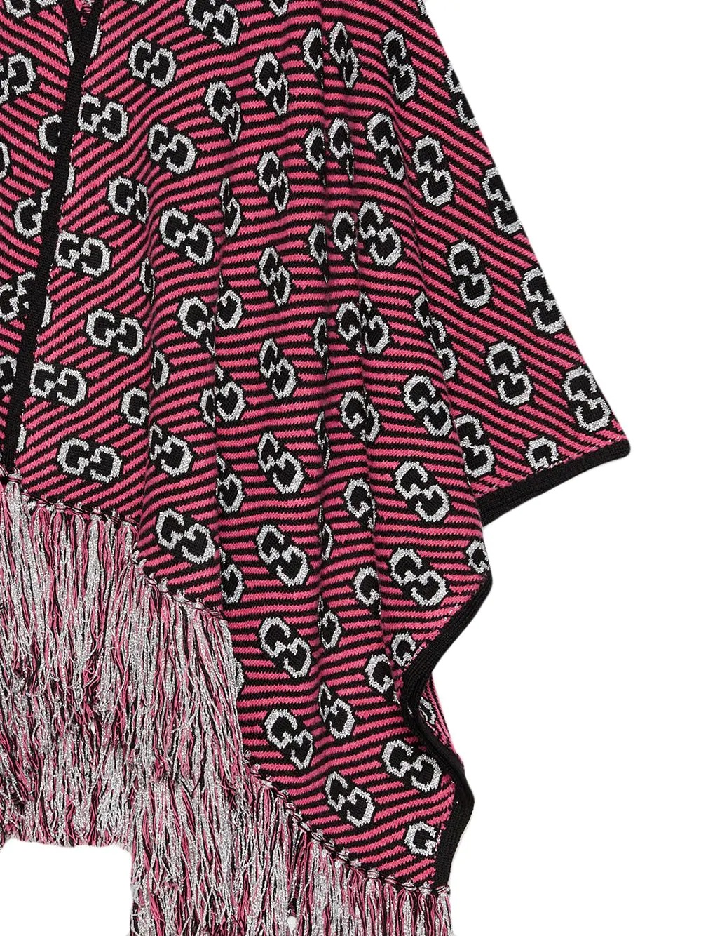 GG jacquard poncho  - 3