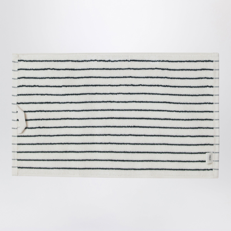 TEKLA White striped guest towel 30x50 outlook